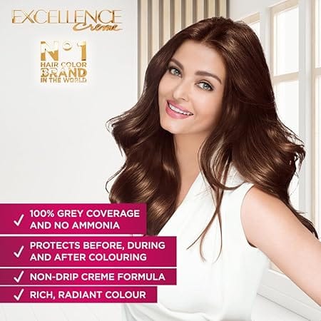 Loreal Paris - No Ammonia Excellence Creme Triple Care Color [5 Light Brown]