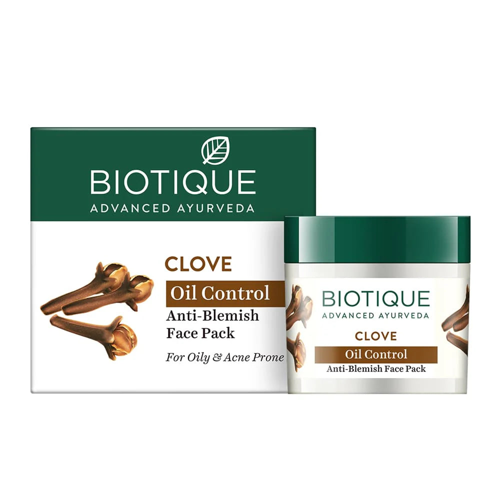 Biotique - Clove Oil Control Anti - Blemish Face Pack
