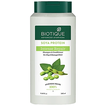 Biotique - Soya Protein Intense Repair Shampoo & Conditioner (340ml)