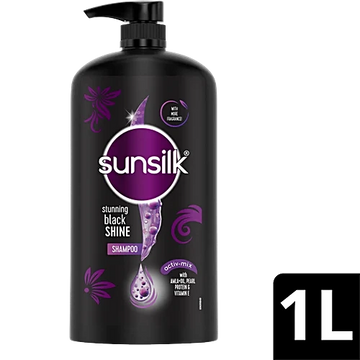 Sunsilk - Stunning Black Shine Shampoo (1L)