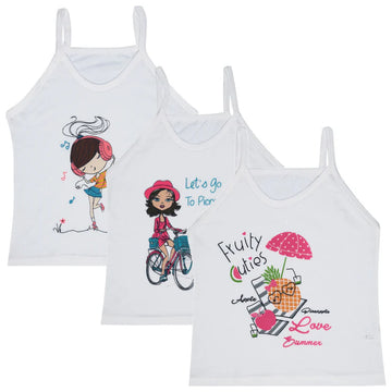Body Care Kids - Girls Vest (3 Pcs) (1.5 to 10 years)