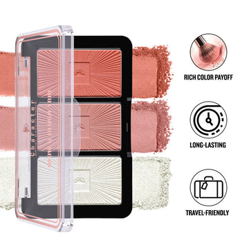 Character Cosmetics - Glow & Blush Trio (13.5g)