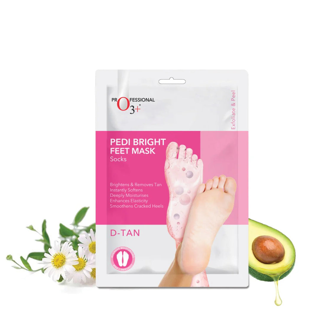 O3+ - Pedi Bright Feet Mask D Tan