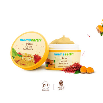 Mama Earth  - Ubtan Detan Face Pack For Normal To Oily Skin (200g)