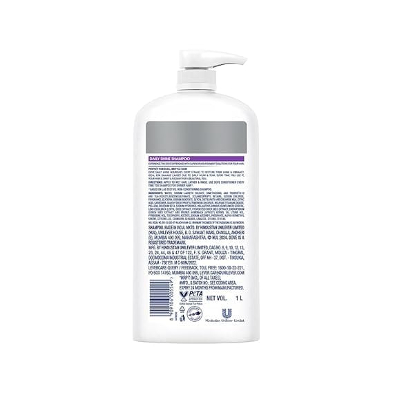 Dove - Daily Shine Bio - Protein Care Shampoo (1L)