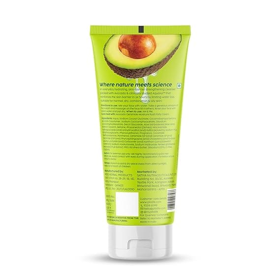 Plix - Avocado Ceramide Moisture Rush Juicy Cleanser  (100Ml)