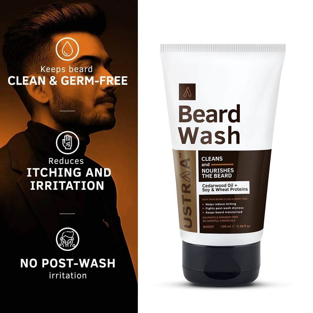 Ustraa - Beard Wash (100ML)