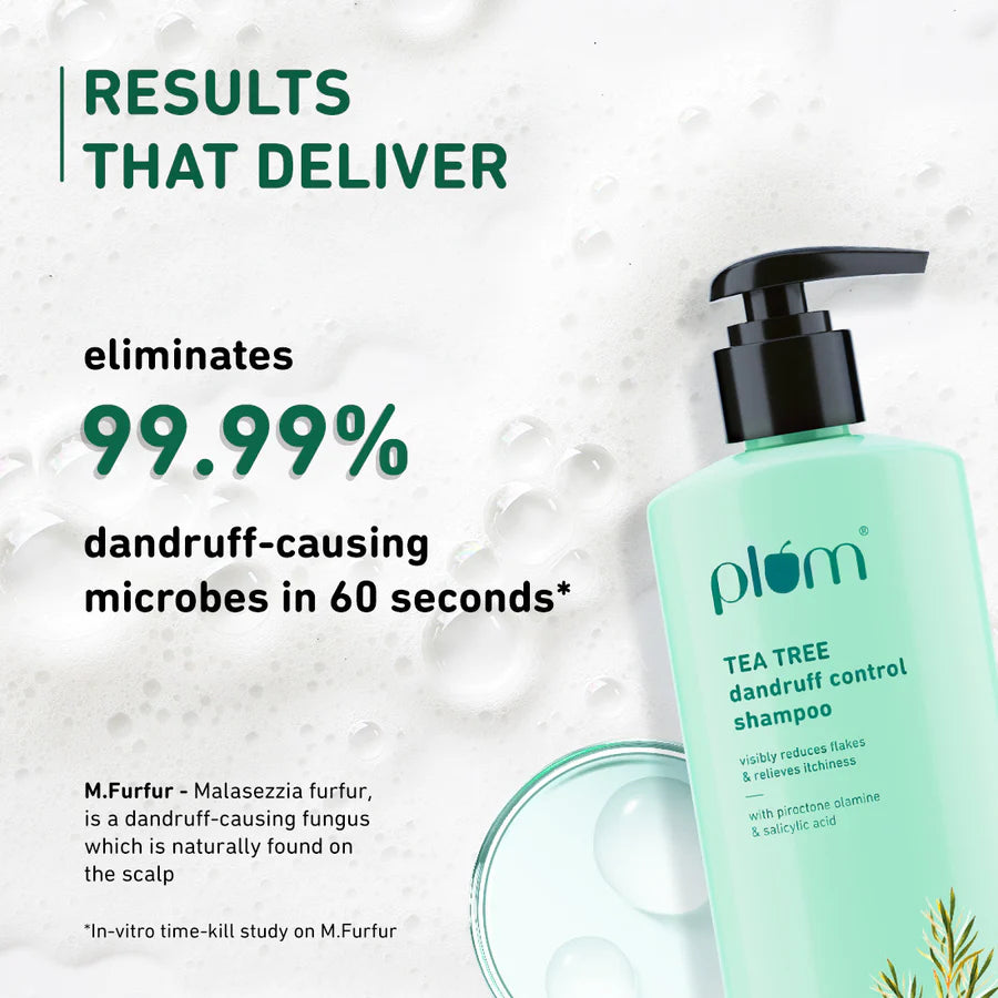 Plum - Tea Tree Dandruff Control Shampoo (250mL)
