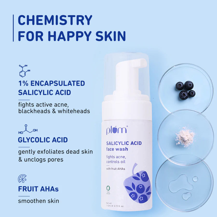 Plum - Salicylic Acid Face Wash (110ml)