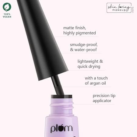 Plum - Matte Liner with Argan oil (black 01)