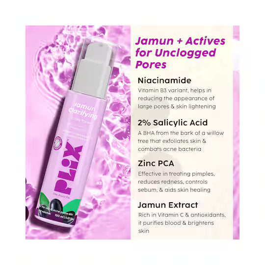 Plix - Jamun Clarifying Fruity Toner (150Ml)