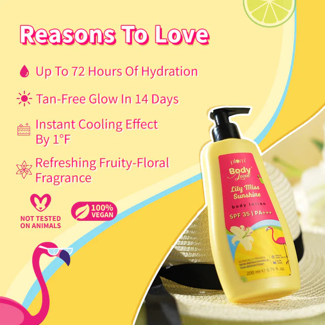 Plum - Body Lovin Lily Miss Sunshine Body Lotion SPF 35 PA+++ (200ml)