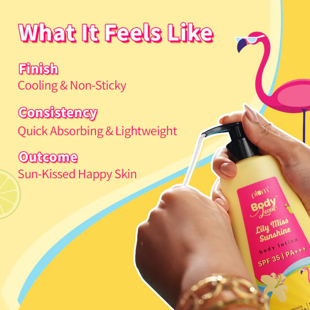 Plum - Body Lovin Lily Miss Sunshine Body Lotion SPF 35 PA+++ (200ml)