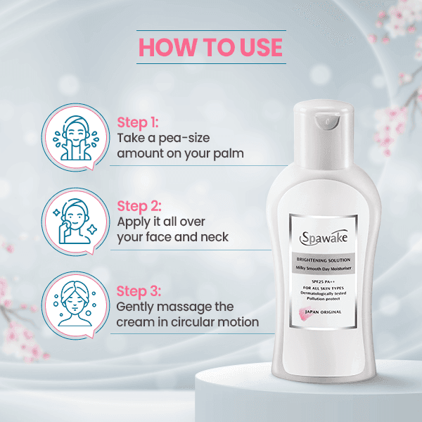 Spawake - Brightening Solution Milky Smooth Day Moisturiser SPF25 PA+++ (40Ml)