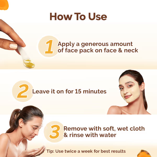 Mama Earth  - Ubtan Detan Face Pack For Normal To Oily Skin (200g)