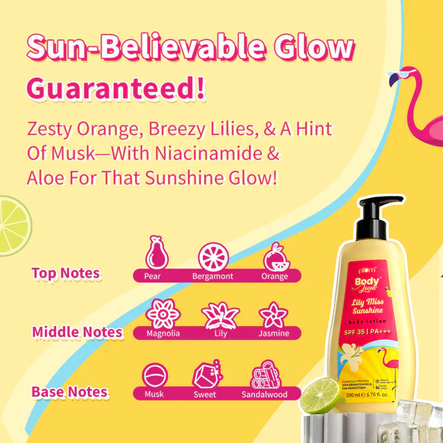 Plum - Body Lovin Lily Miss Sunshine Body Lotion SPF 35 PA+++ (200ml)