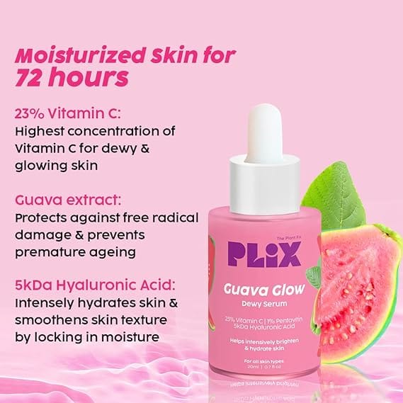 Plix - Guava Glow 23% Vitamin C Dewy Serum (20Ml)