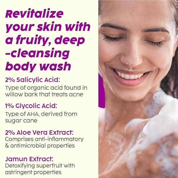 Plix - Jamun Acne Control Juicy Body Wash (236Ml)