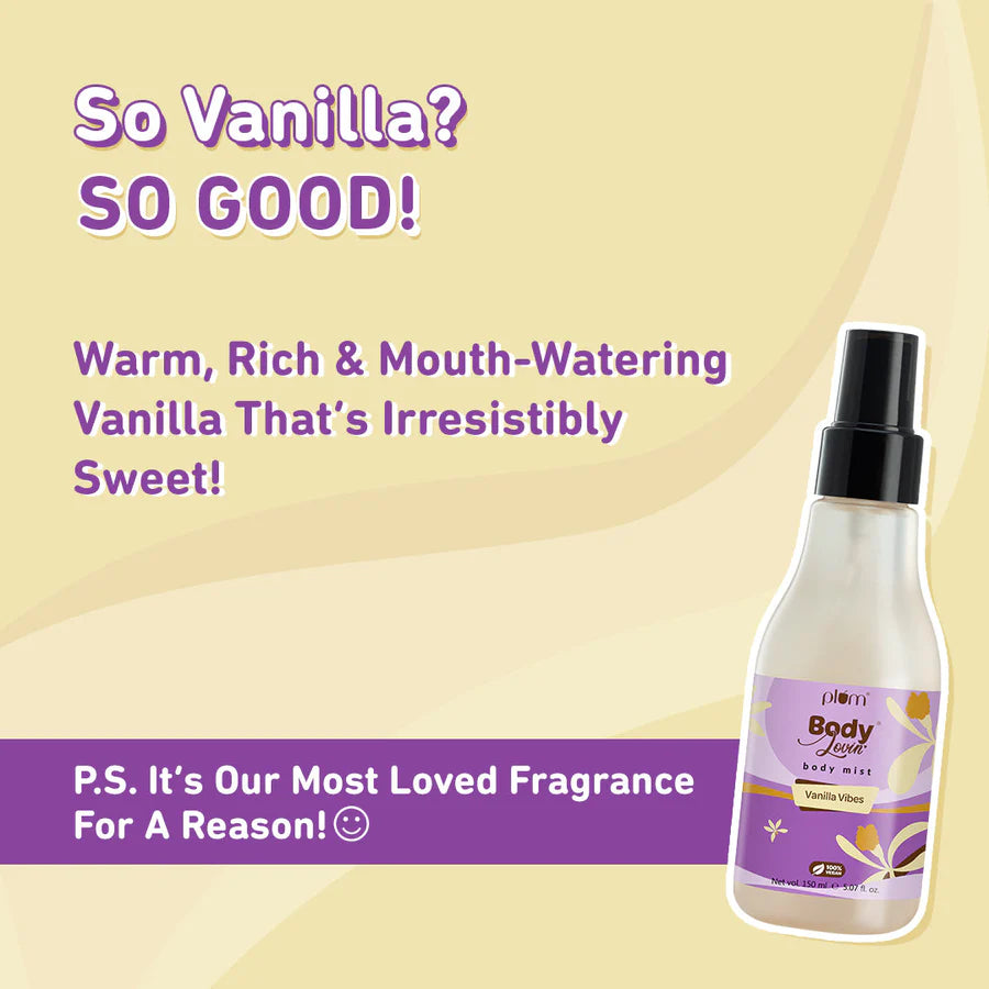 Plum - Body Lovin Body Mist Vanilla Vibes (150ml)