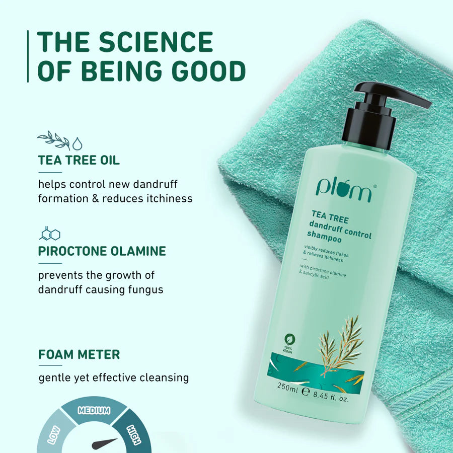 Plum - Tea Tree Dandruff Control Shampoo (250mL)