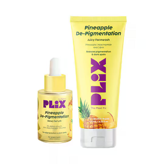 Plix - Pineapple De - Pigmentation Duo Dewy Serum & Juicy Cleanser