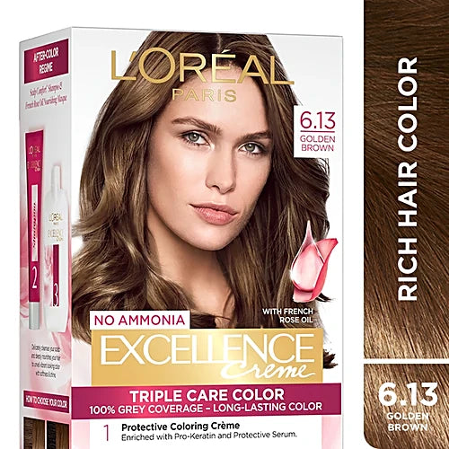 Loreal Paris - No Ammonia Excellence Creme Triple Care Color [1 Black]