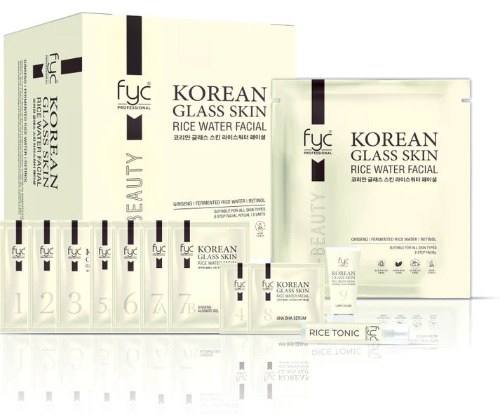 FYC Professional - Korean Glass Skin Rice Water Facial Kit (915g)