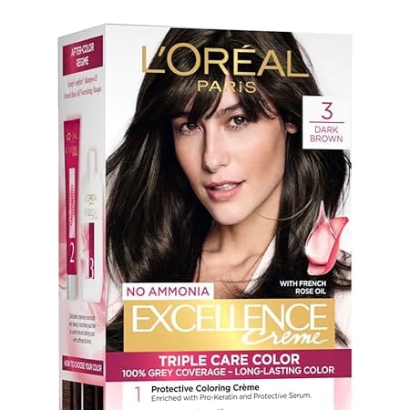 Loreal Paris - No Ammonia Excellence Creme Triple Care Color [3 Dark Brown]