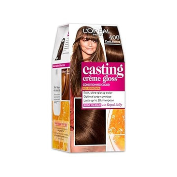 Loreal Paris - No Ammonia Casting Creme Gloss Conditioning Color [400 Dark Brown]