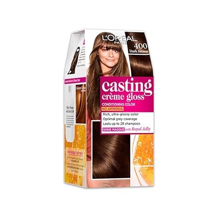 Loreal Paris - No Ammonia Casting Creme Gloss Conditioning Color [400 Dark Brown]