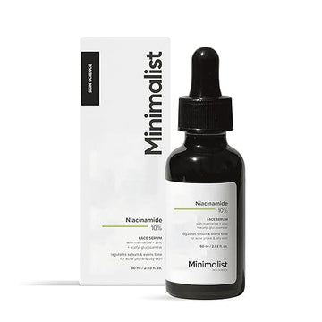Minimalist - Niacinamide 10% Face Serum With Matmarine + Zinc + Acetyl Glucosamine (60ML)