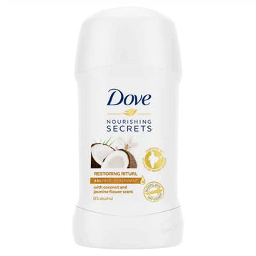 Dove - Restoring Ritual with Coconut & Jasmine Flower Antiperspirant Stick (40g)