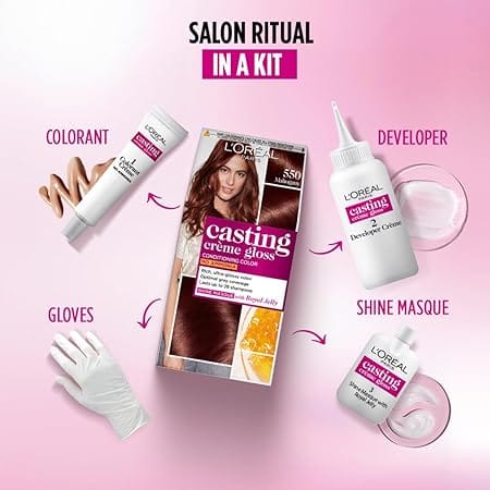 Loreal Paris - No Ammonia Casting Creme Gloss Conditioning Color [535 Chocolate]