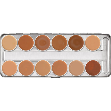 Kryolan - Supracolor 12 Shades Palette (40ml)