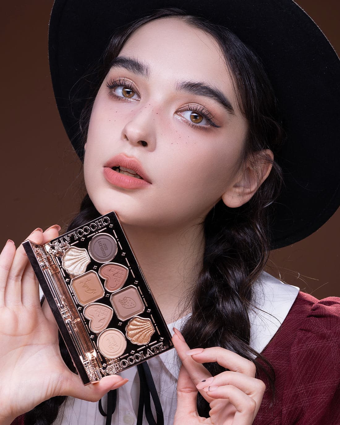 Flower Knows - Chocolate Wonder-Shop Eight-Color Eyeshadow Palette (01 The Nutcracker)
