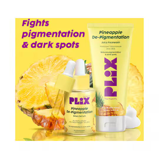 Plix - Pineapple De - Pigmentation Duo Dewy Serum & Juicy Cleanser