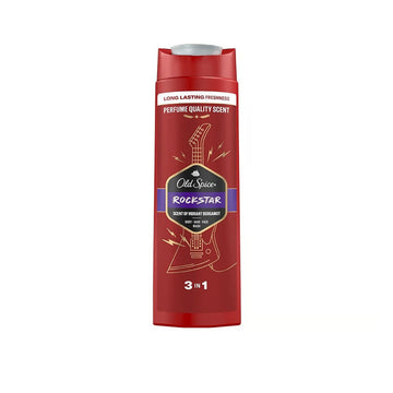 Old Spice - Rockstar Scent Of Vibration 3 In 1 Body , Hair , Face Wash (400ML)