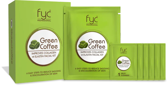 FYC Professional - Green Coffee Improves Collagen & Elastin Facial Kit