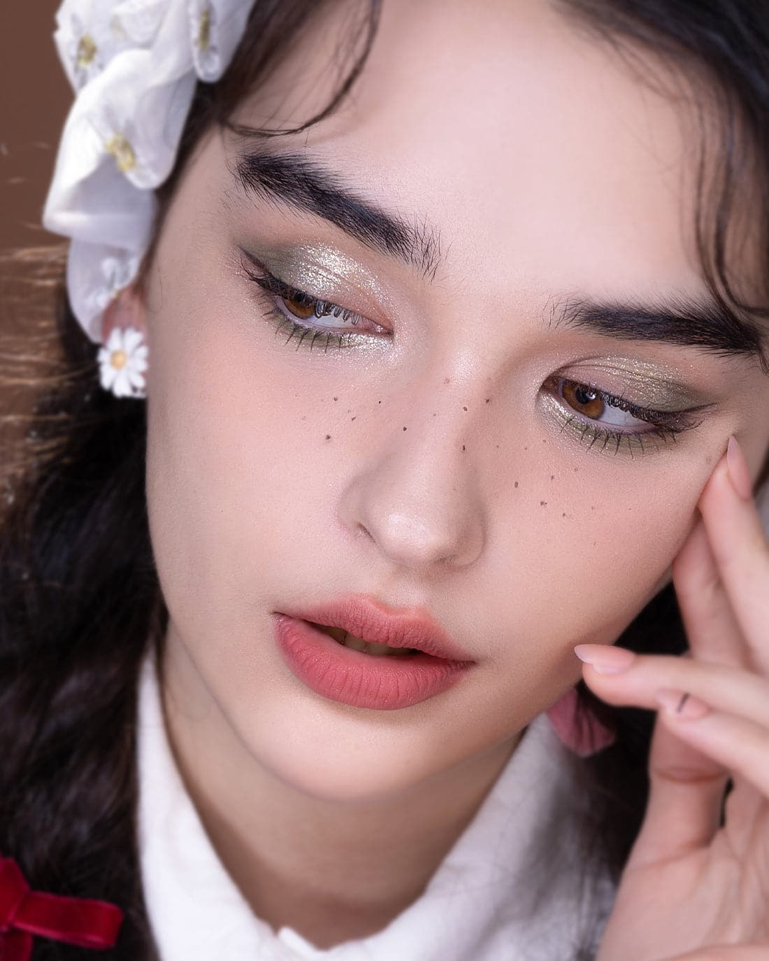 FLOWER KNOWS – CHOCOLATE WONDER-SHOP EIGHT-COLOR EYESHADOW PALETTE (02 Young Shepherdess)