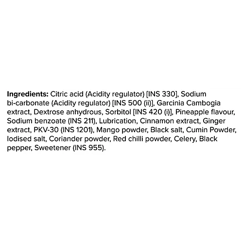Plix - Super Garcinia Bubbly Effervescent Daily Fizzy to Manage Appetite Pineapple Masala Flavour Tablets (15N)