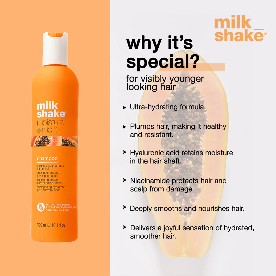 Milk Shake - Moisture & More Shampoo (300ML)