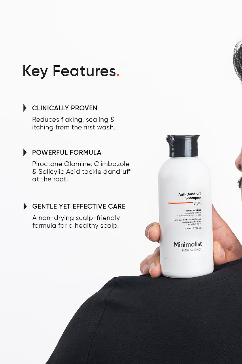 Minimalist - Anti - Dandruff Shampoo 3.5% Hair Shampoo (200ML)