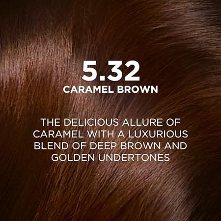 Loreal Paris - No Ammonia Excellence Creme Triple Care Color [5.32 Caramel Brown]