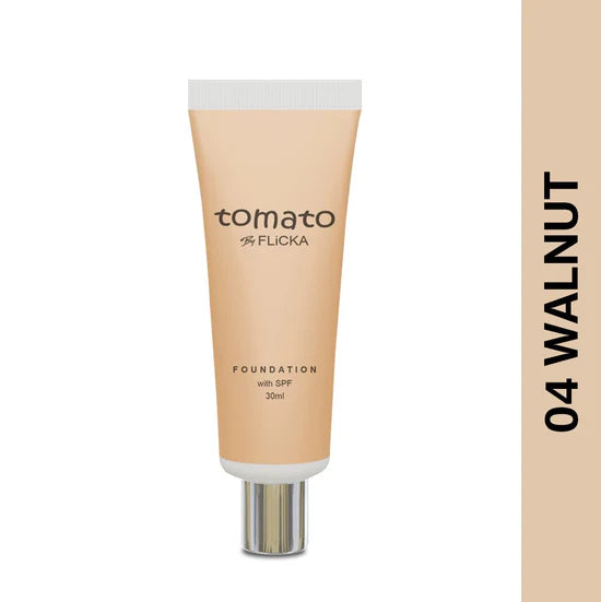 Flicka - Tomato Foundation With Spf (30ML)