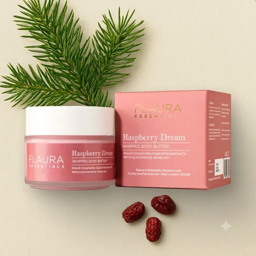 Flaura - Raspberry Dream Whipped Body Butter (100gm)