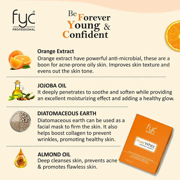 FYC Professional - Pure White Whitening Vitamin - C Facial Kit