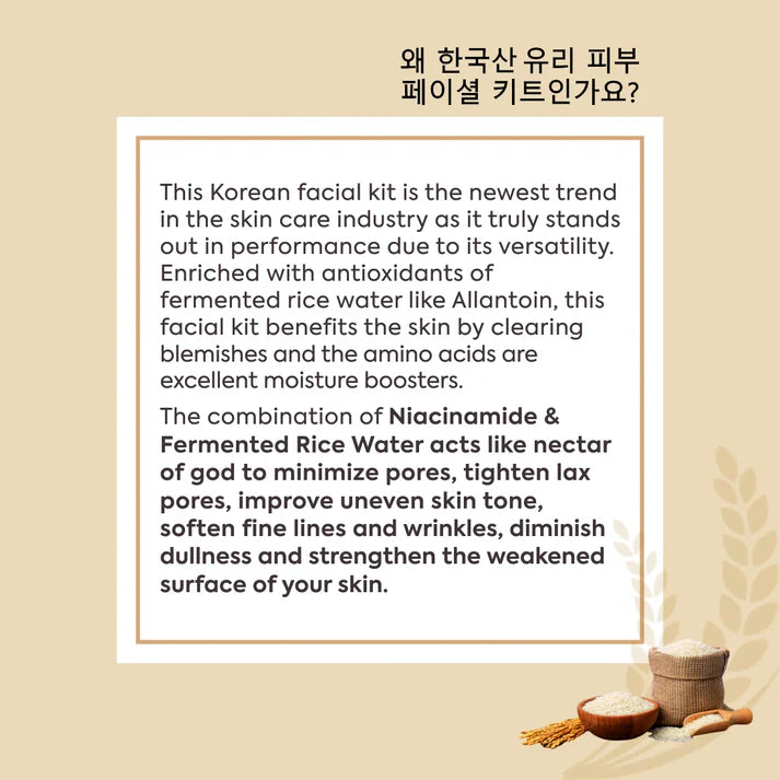 FYC Professional - Korean Glass Skin Rice Water Facial Kit (915g)