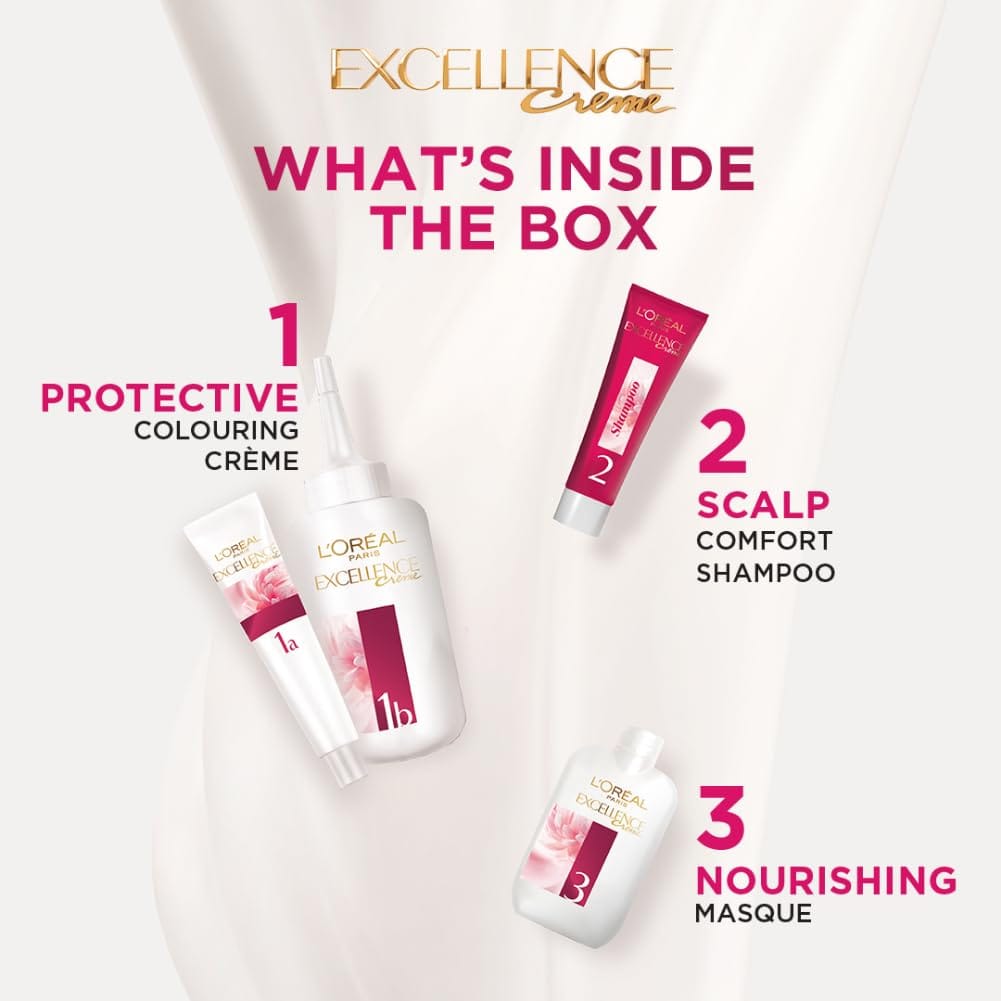 Loreal Paris - No Ammonia Excellence Creme Triple Care Color [3.16 Burgundy]