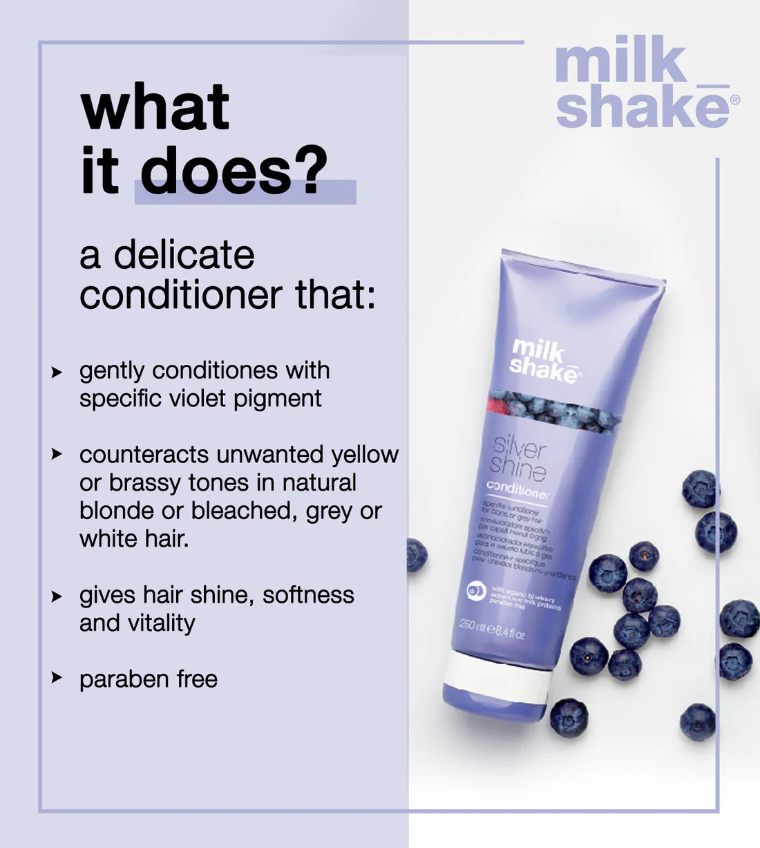Milk Shake - Silver Shine Conditioner (250ML)