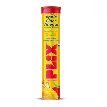 Plix - Apple Cider Vinegar Daily Fizzy To Manage Weight Mango Flavour Tablets (15N)